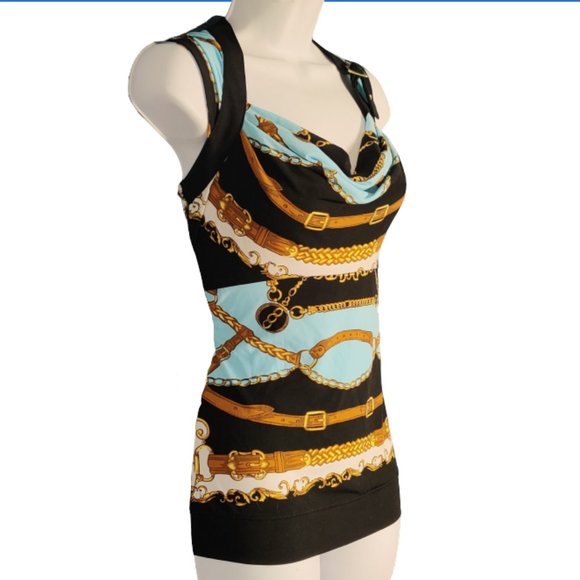 Extraordinary Cash'e Nautical Themed Top! 🐠🐟🐟 - Picture 3 of 7